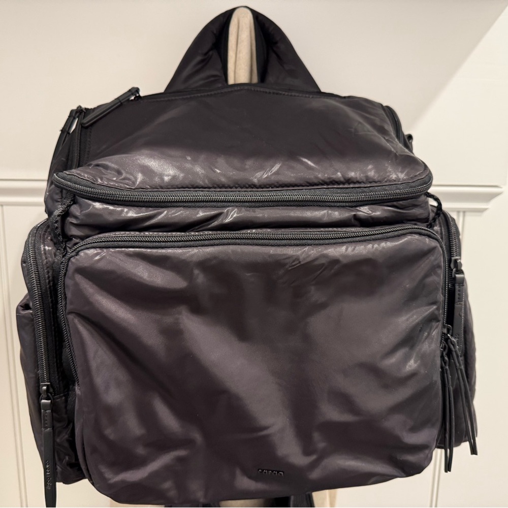 Black Caraa Diaper Bag- light usage